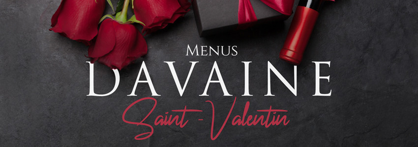 Menu saint valentin 
