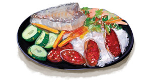 Les plats cuisinés avec garnitures 