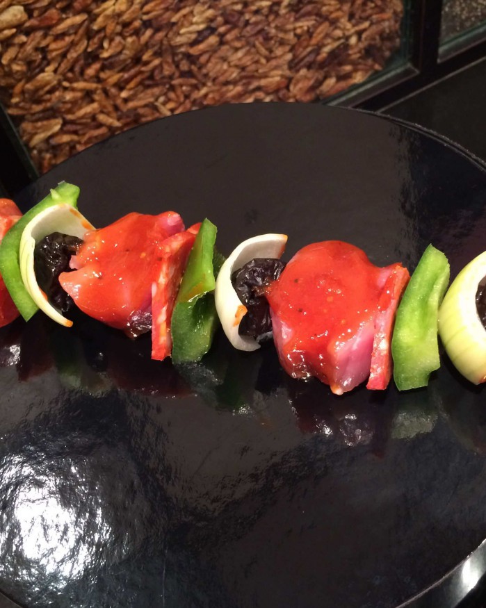 Brochette de filet mignon tex mex
