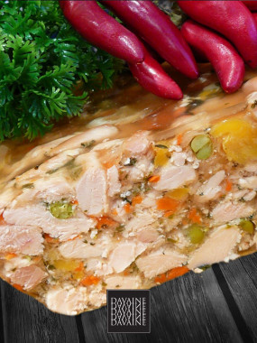 Terrine de poulet citron