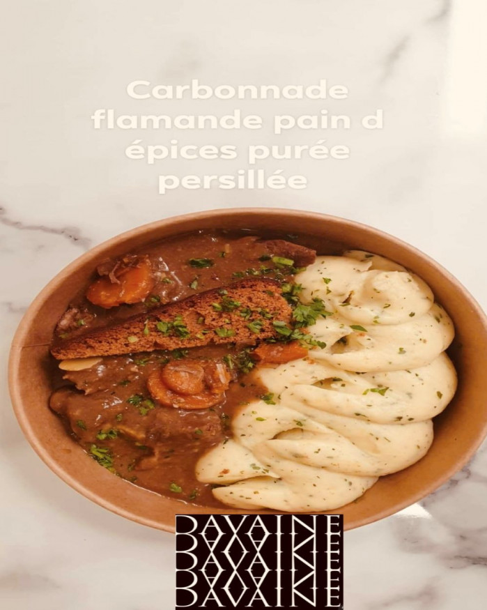 Carbonnade flamande avec purée