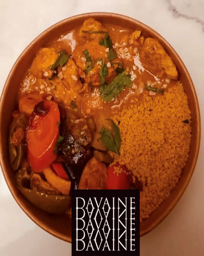 Tajine de volaille , abricots et pruneaux 