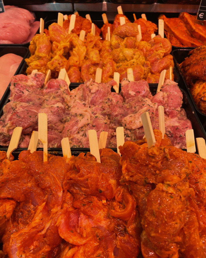 mini brochette cigaline au piment d'espelette