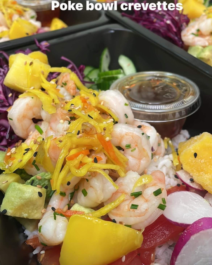 formule poke bowl crevettes