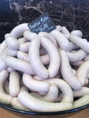 Boudin blanc morilles