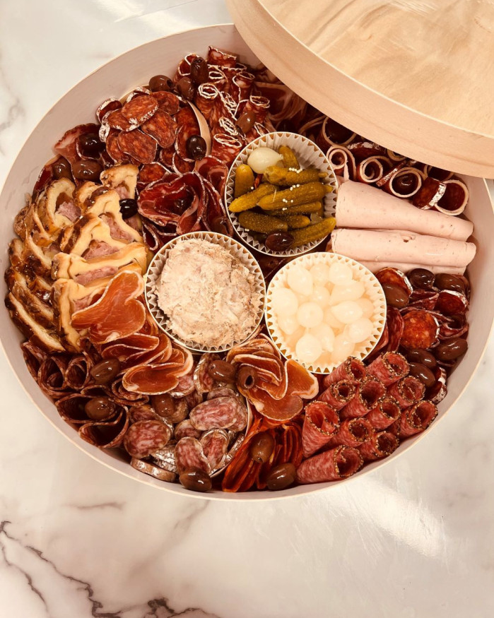 boite de charcuterie à partager 