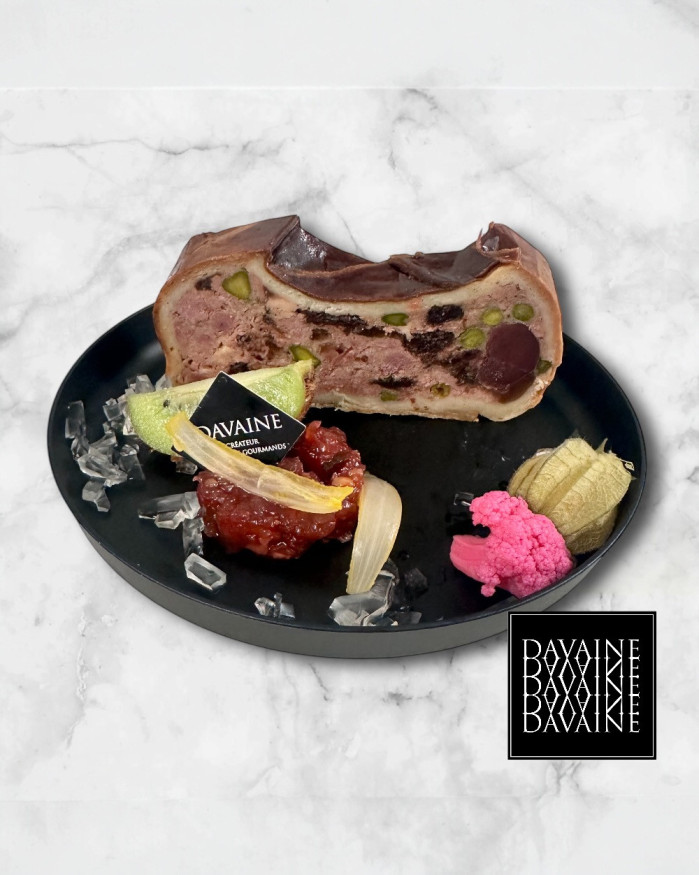 Le pâté en croute de volaille fermière aux cranberries