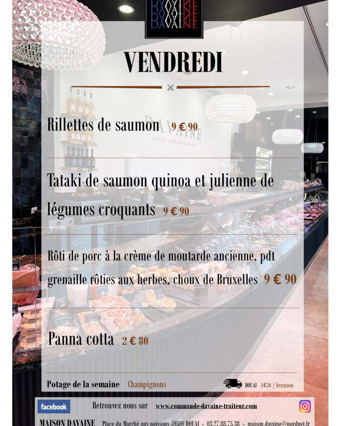 plat de vendredi 6/06