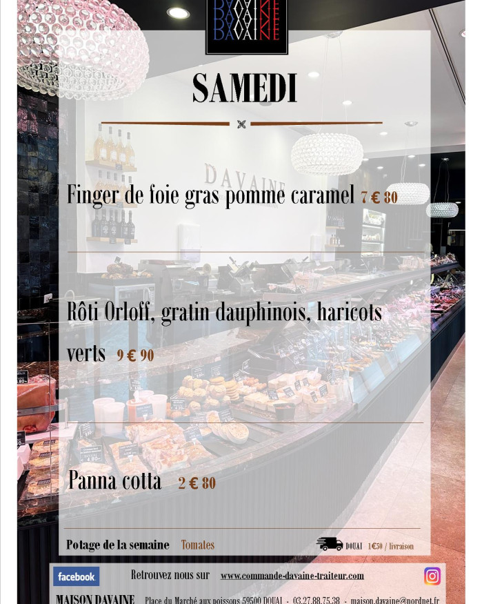 plat du samedi 23/08