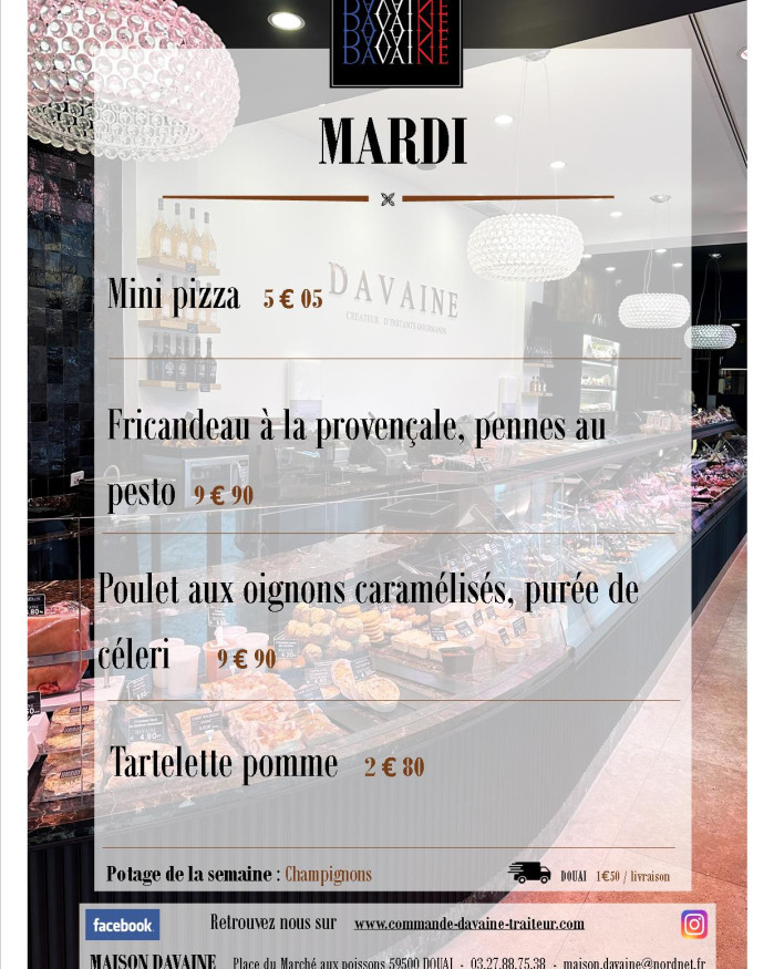 Plat du mardi 16/09