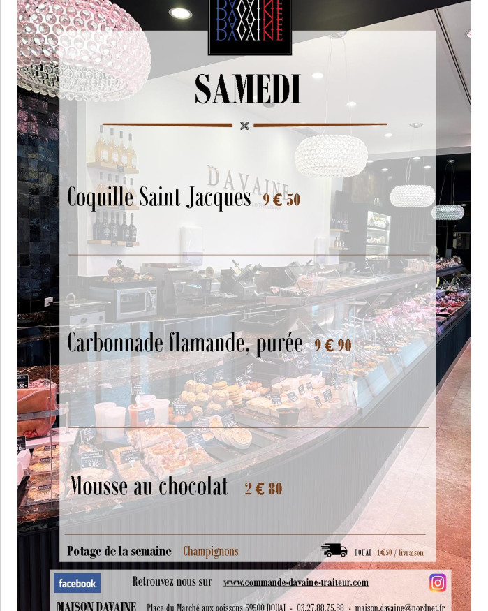 plat du samedi 20/09