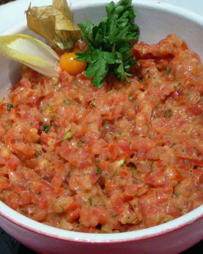 Tartare de tomate