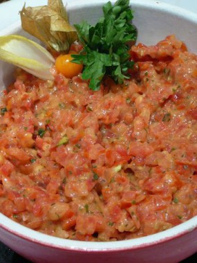 Tartare de tomate