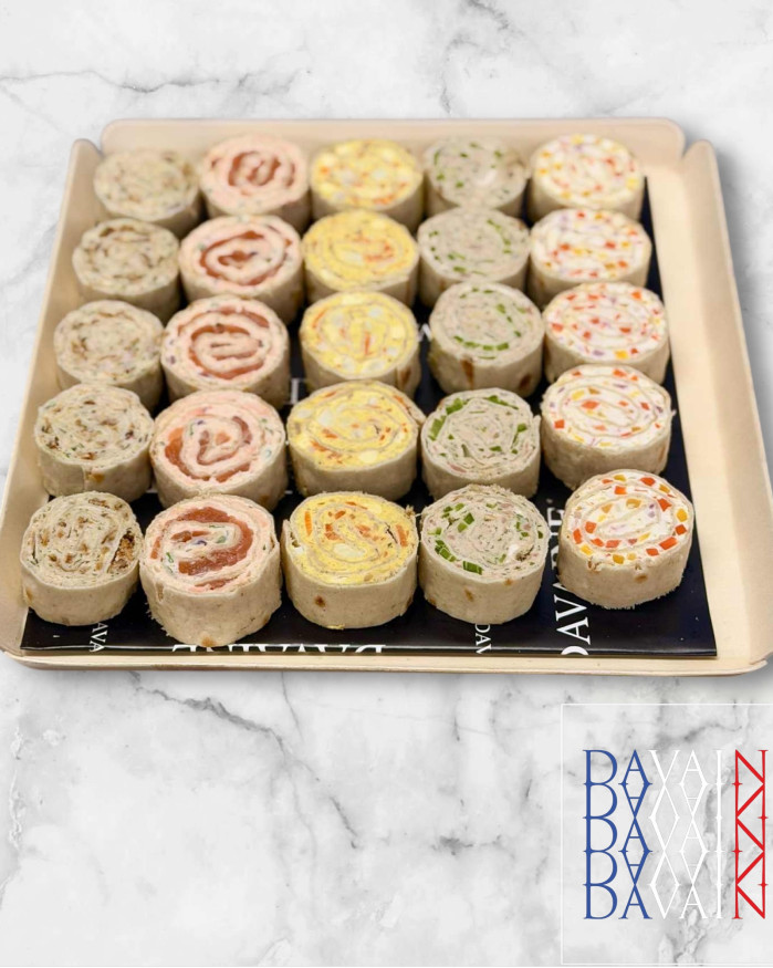 plateau 25 wraps variés 