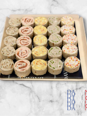 plateau 25 wraps variés 