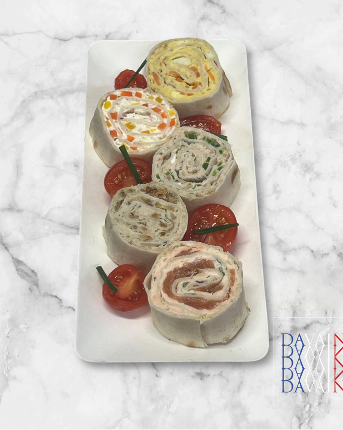 Plateau de wraps variés