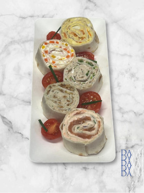 Plateau de wraps variés