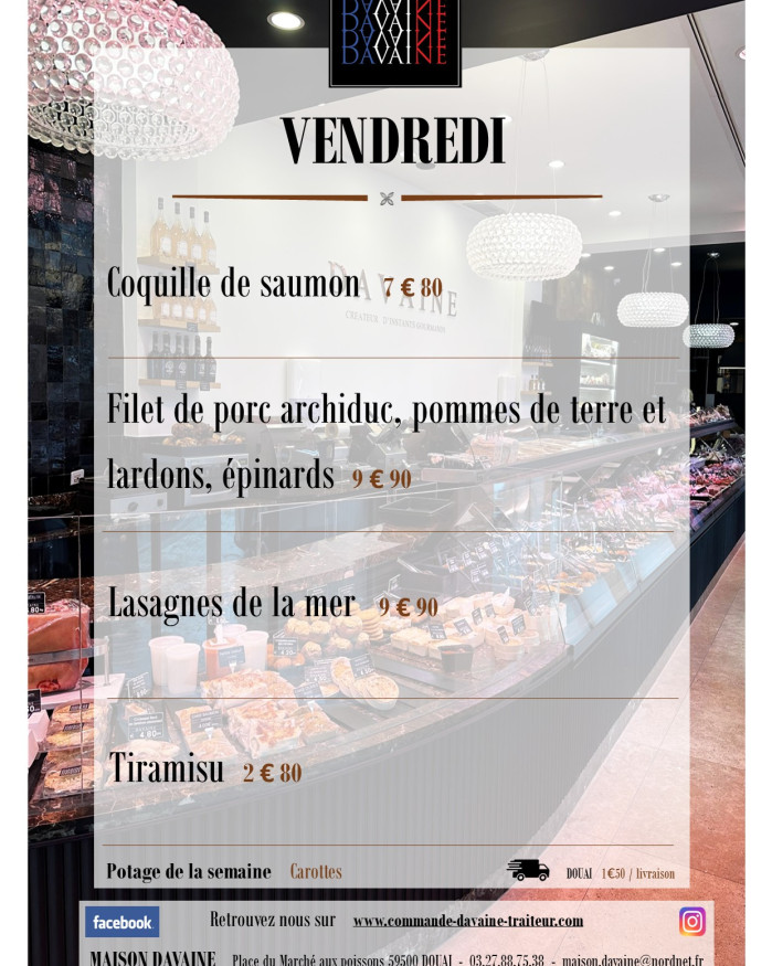 plat de vendredi 31/10