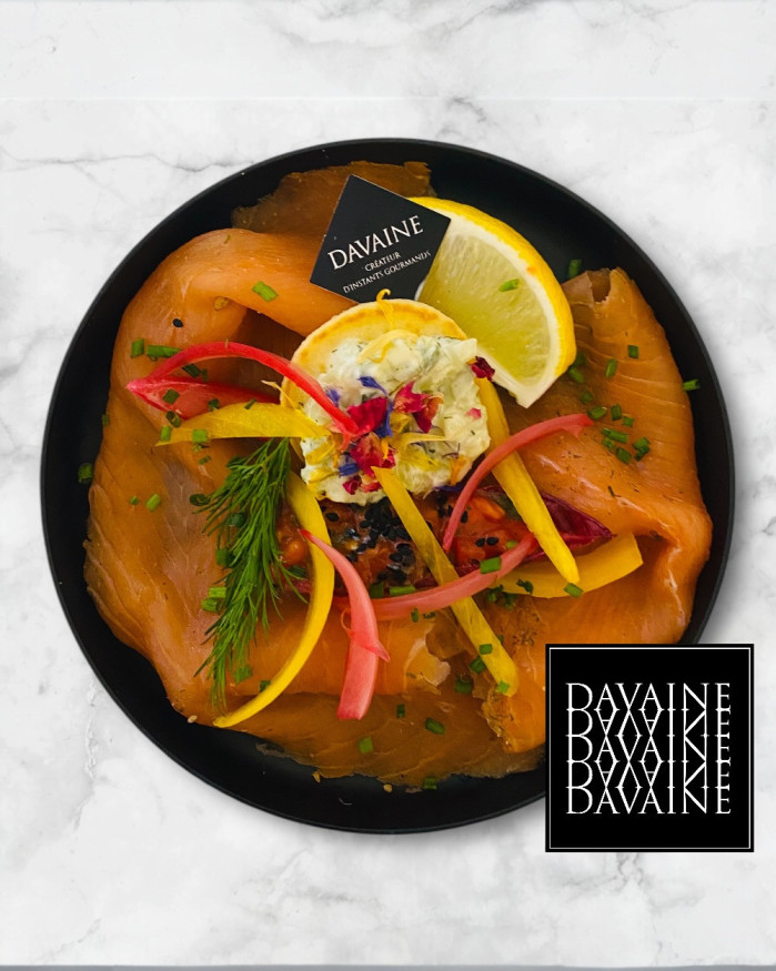 Le saumon fumé label au bois de hêtre