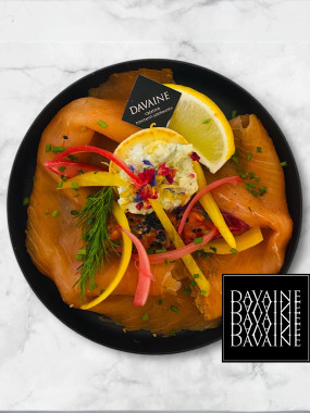 Le saumon fumé label au bois de hêtre