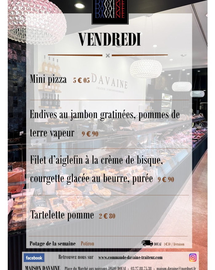 plat de vendredi 2/01