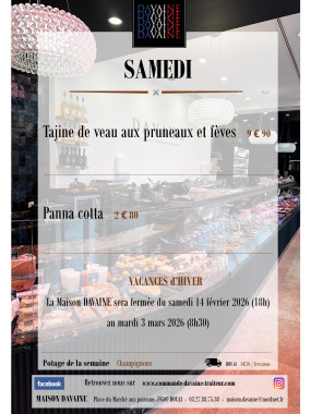 plat du samedi 14/02