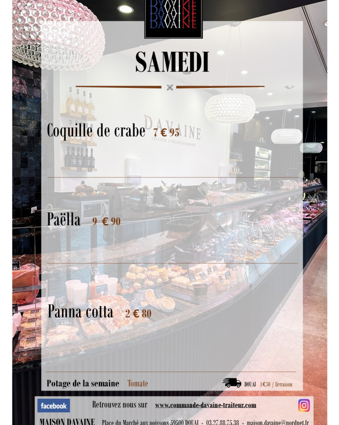 plat du samedi 21/03