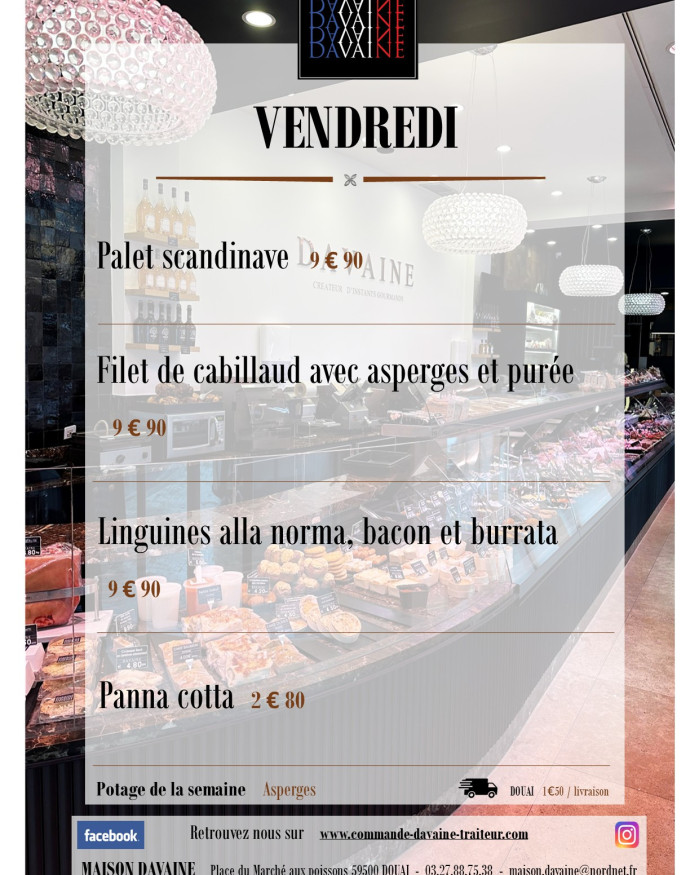 plat de vendredi 15/05
