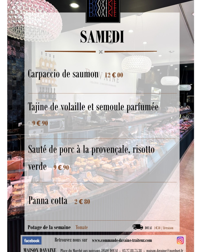 plat du samedi 6/06