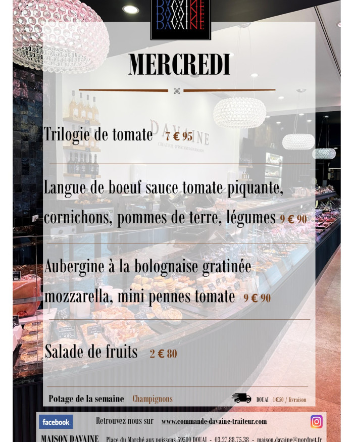 plat du mercredi 10/06