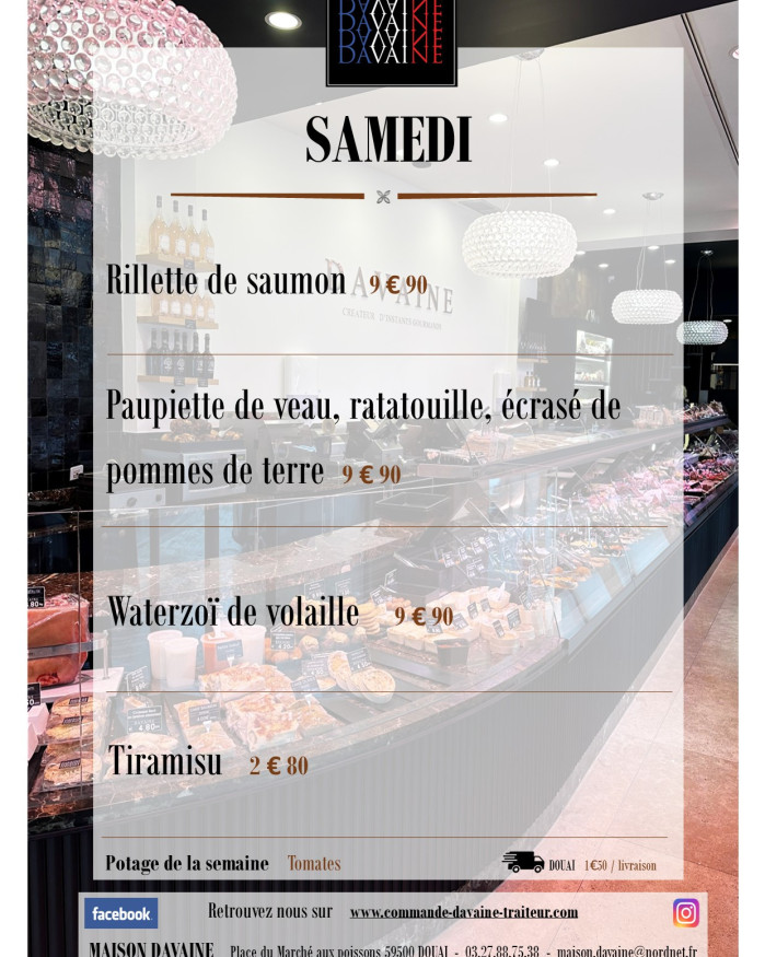 plat du samedi 27/06