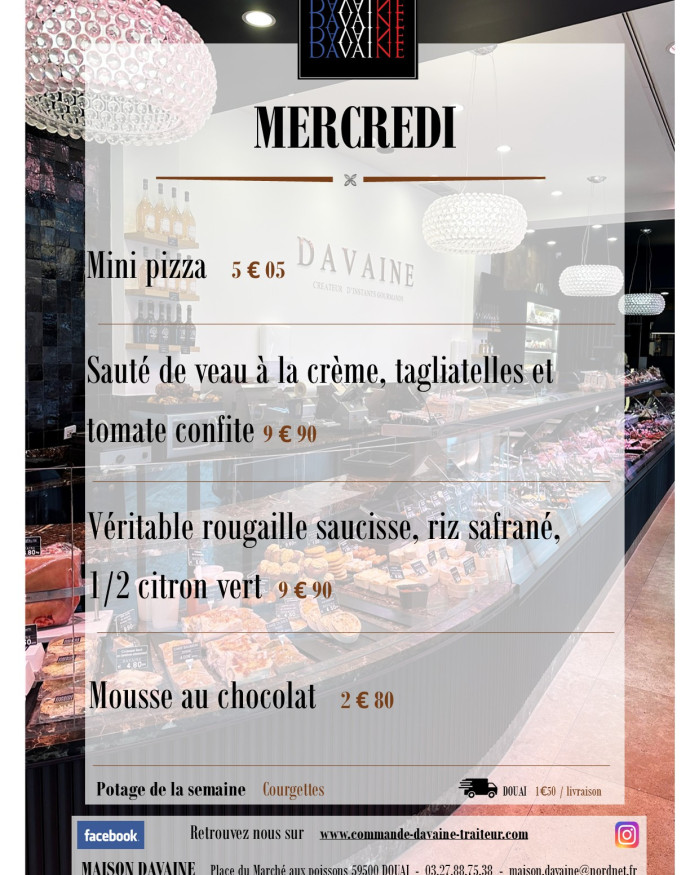 plat du mercredi 1/07