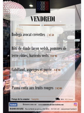 plat de vendredi 24/07