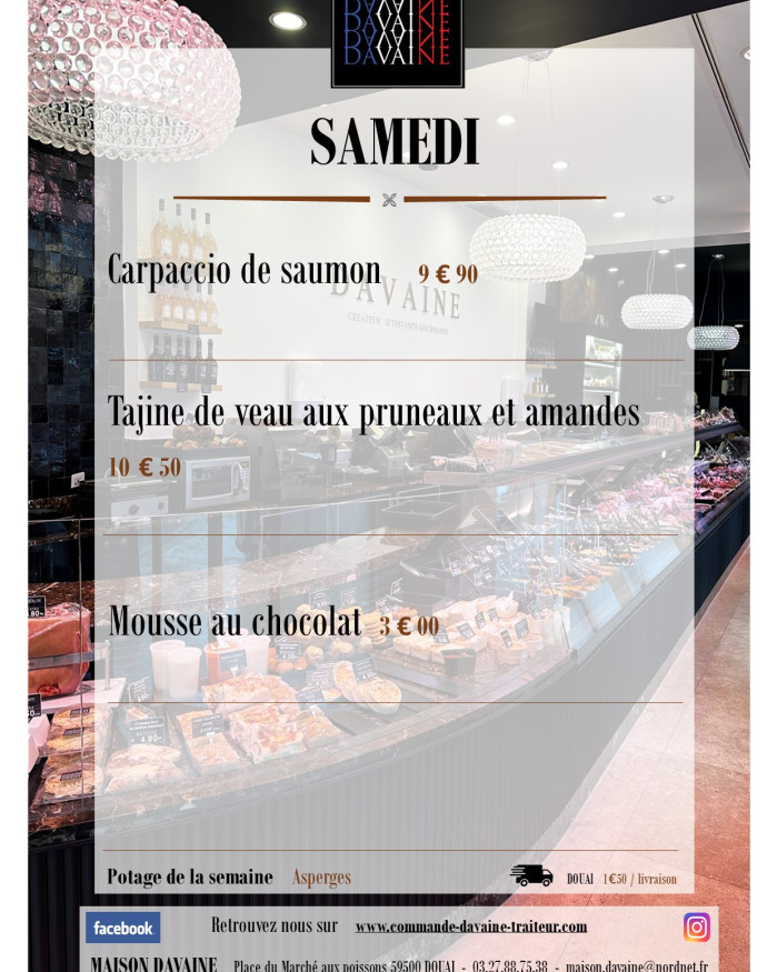 plat du samedi 22/08