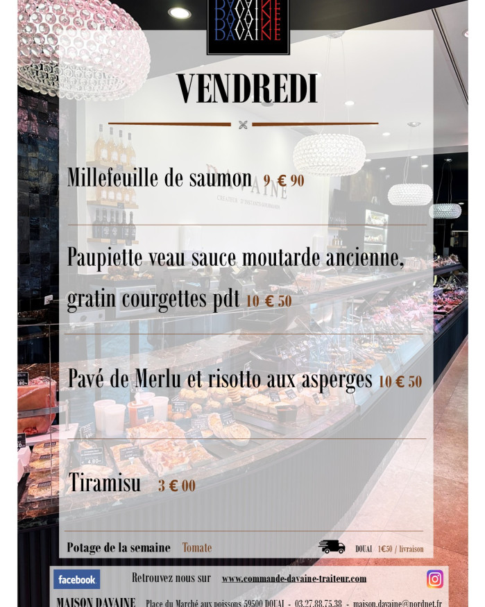 plat de vendredi 28/08