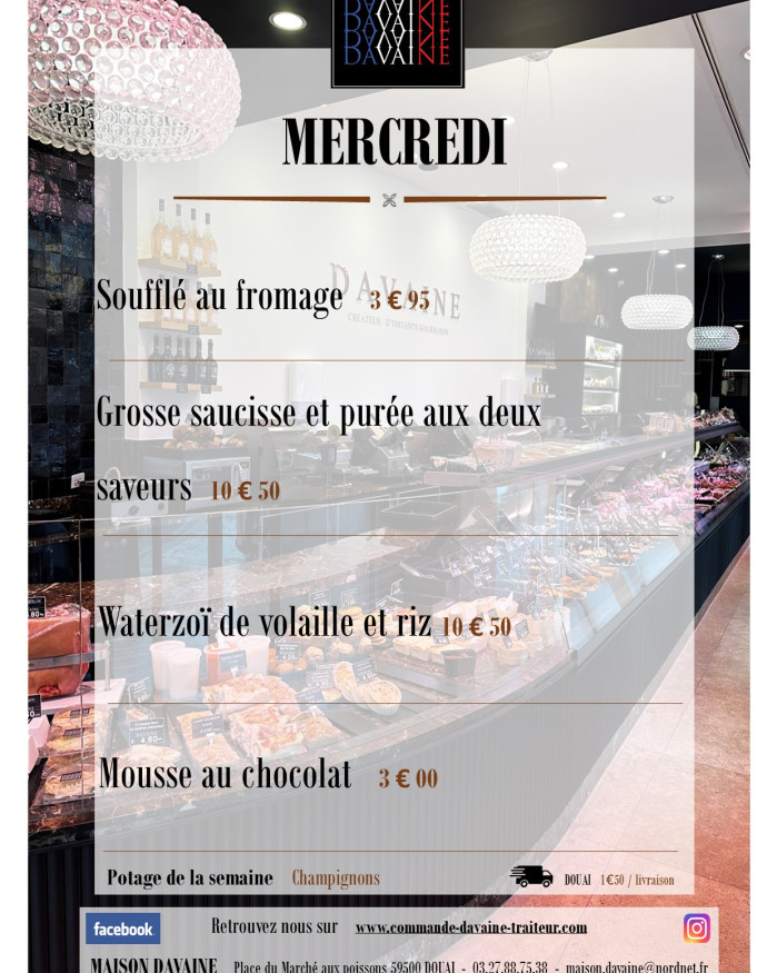 plat du mercredi 23/09