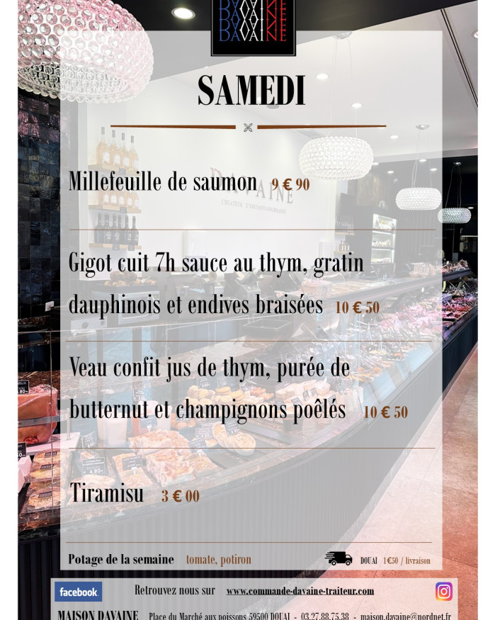 plat du samedi 7/11