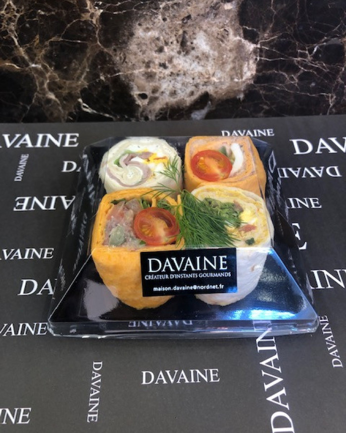 Plateau de wraps variés