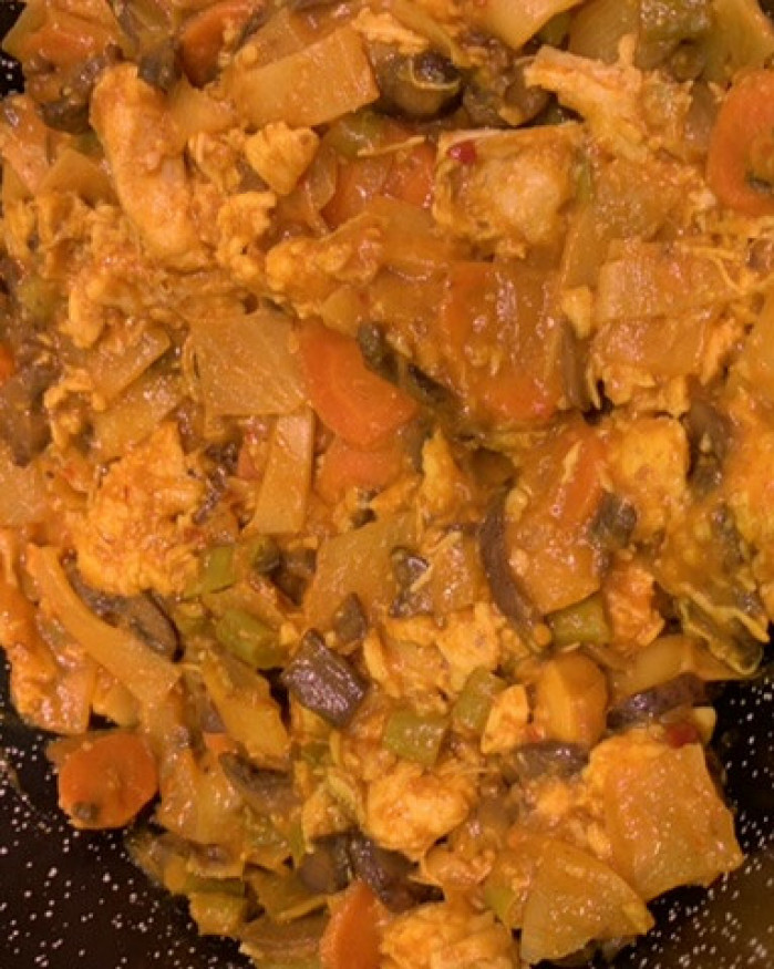 Poulet au curry 