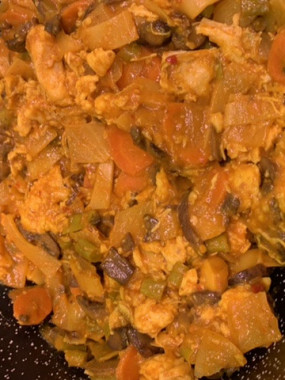 Poulet au curry 