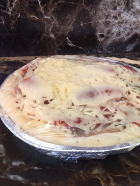 Petite pizza basquaise 