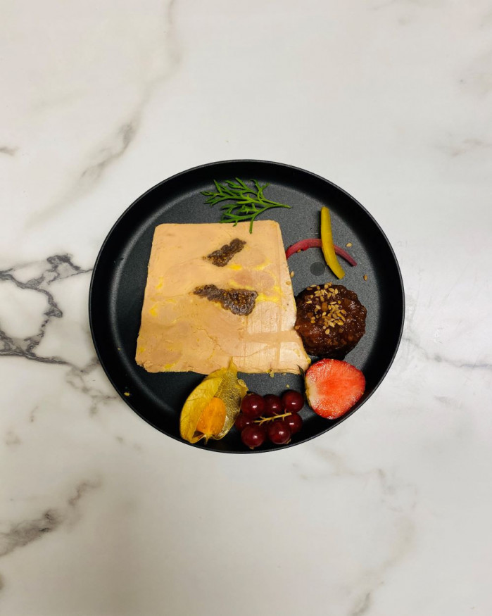 Le marbré de Foie gras de canard aux figues 