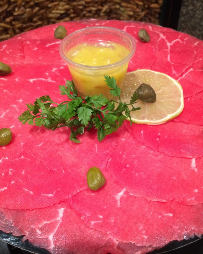 Carpaccio de boeuf