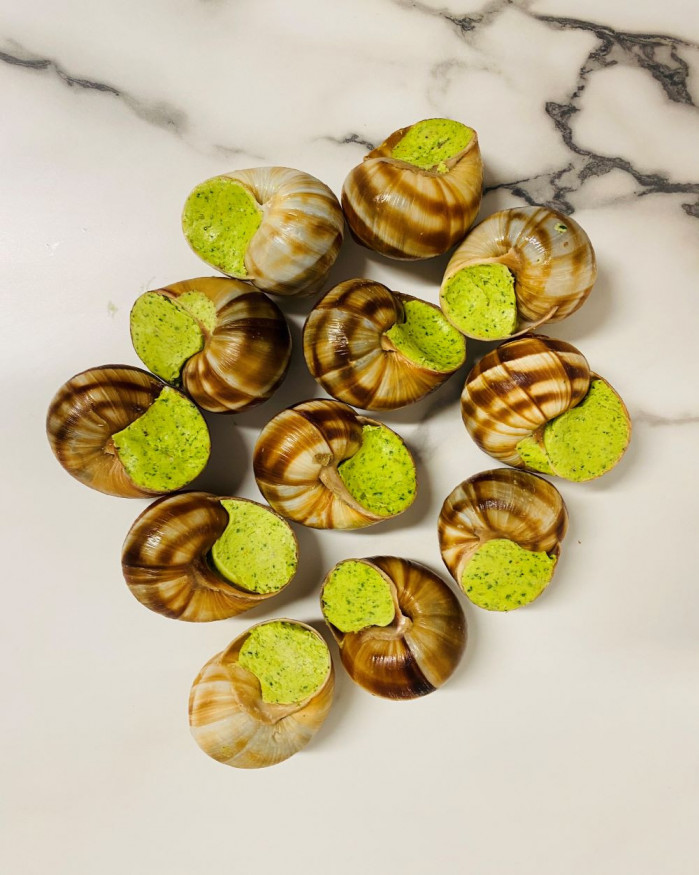 La douzaine d'escargots de bourgogne 