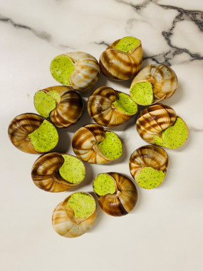 La douzaine d'escargots de bourgogne 