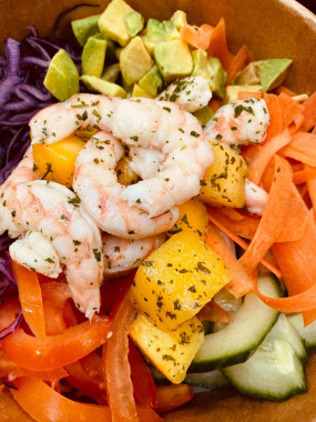 poke bowl crevettes 